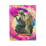 Scotstee Shop - Scotstee Shop Blanket Alien And Humans - You Must Believe Alien Rainbow Hippie Fleece Blanket