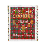 Products Personalized Gift Tartan Plaid Blanket Clan Drummond Of Perth With Christmas Cookie Baking Crew Christmas Gift Blanket, Plaid Blanket, Christmas Fleece Blanket, Christmas Blanket, Tartan Blanket, Scottish Blanket, Scotland Blanket, Family Name Blanket, Custom Blanket, Personalized Blanket