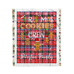 Personalized Gift Tartan Plaid Blanket Clan Preston With Christmas Cookie Baking Crew Christmas Gift Blanket, Plaid Blanket, Christmas Fleece Blanket, Christmas Blanket, Tartan Blanket, Scottish Blanket, Scotland Blanket, Family Name Blanket, Custom Blanket, Personalized Blanket