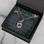 To My Beautiful Soulmate Necklace In Your Eyes I Have Found My Home Clan Shaw Modern Tartan Rising Phoenix Necklace