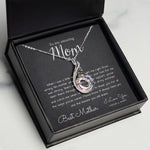 To My Mom Necklace, To My Beautiful Mom Necklace, Mother's Day Gift For Mom From Son, Thank You Mom