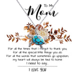 Opal Turtle Necklace - Mom Necklace, Mom Gift From Daughter, Mother Day Necklace Meaningful For Mom Christmas Gift For Mom Neckalce