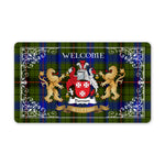 Doormat - Tartan Door Mat The Family Dawson Welcome Mat, Plaid Doormat Scottish