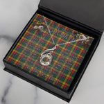 To My Beautiful Soulmate Necklace In Your Eyes I Have Found My Home Clan Buchanan Tartan Rising Phoenix Necklace