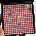 To My Beautiful Soulmate Sunflower Necklace In Your Eyes I Have Found My Home Clan Lennox Dress Tartan Jewelry For Girlfriend