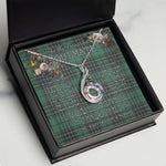 To My Beautiful Soulmate Necklace In Your Eyes I Have Found My Home Clan MacLean Tartan Rising Phoenix Necklace