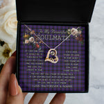 To My Beautiful Soulmate Necklace In Your Eyes I Have Found My Home Clan Horsburgh Tartan Forever Love Necklace