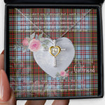 Gift For My Beautiful Girlfriend Necklace Valentine Necklace Clan Anderson Ancient Tartan Cross Dancing Necklace Scottish Tartan Jewelry