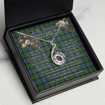 To My Beautiful Soulmate Necklace In Your Eyes I Have Found My Home Clan MacKie Tartan Rising Phoenix Necklace
