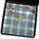 To My Beautiful Soulmate Sunflower Necklace In Your Eyes I Have Found My Home Clan Stewart Muted Blue Tartan Jewelry For Girlfriend, Tartan Sunflower Pendant Necklace, Scottish Tartan Jewelry, valentine necklace, necklace girlfriend, necklace for wife, cute necklaces for girlfriend, jewelry for girlfriend, to my soulmate necklace, to my future wife necklace