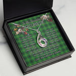 To My Beautiful Soulmate Necklace In Your Eyes I Have Found My Home Clan Arthur Tartan Rising Phoenix Necklace