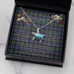 Sea Turtle Necklace To My Beautiful Soulmate Necklace In Your Eyes I Have Found My Home Clan Fletcher Modern Tartan Blue Turtle Necklace