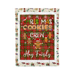 Personalized Gift Tartan Plaid Blanket Clan Hay Ancient With Christmas Cookie Baking Crew Christmas Gift Blanket, Plaid Blanket, Christmas Fleece Blanket, Christmas Blanket, Tartan Blanket, Scottish Blanket, Scotland Blanket, Family Name Blanket, Custom Blanket, Personalized Blanket