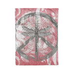Scotstee Shop - Scotstee Shop Blanket Ancient Science Dragonfly Study, Alchemy Symbol Peace Hippie Fleece Blanket