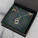 To My Beautiful Soulmate Necklace In Your Eyes I Have Found My Home Clan Ferguson of Balquhidder Tartan Rising Phoenix Necklace