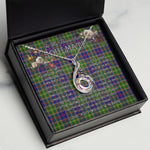To My Beautiful Soulmate Necklace In Your Eyes I Have Found My Home Clan Ayrshire Tartan Rising Phoenix Necklace