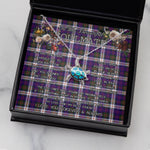 Sea Turtle Necklace To My Beautiful Soulmate Necklace In Your Eyes I Have Found My Home Clan MacDonald Dress Modern Tartan Blue Turtle Necklace