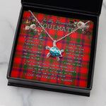 Sea Turtle Necklace To My Beautiful Soulmate Necklace In Your Eyes I Have Found My Home Clan MacColl Tartan Blue Turtle Necklace