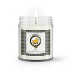 Soy Wax Candle - Buffalo Plaid Candle Clan Crest Badge Campbell Argyll Weathered Tartan Plaid Soy Wax Candle, oil candle, candle handmade, wax candle, soy wax, nature wax, natural soy wax, natural soy candles, natural candle