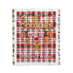 Personalized Gift Tartan Plaid Blanket Clan Renton With Christmas Cookie Baking Crew Christmas Gift Blanket, Plaid Blanket, Christmas Fleece Blanket, Christmas Blanket, Tartan Blanket, Scottish Blanket, Scotland Blanket, Family Name Blanket, Custom Blanket, Personalized Blanket