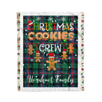 Personalized Gift Tartan Plaid Blanket Clan Urquhart Modern With Christmas Cookie Baking Crew Christmas Gift Blanket, Plaid Blanket, Christmas Fleece Blanket, Christmas Blanket, Tartan Blanket, Scottish Blanket, Scotland Blanket, Family Name Blanket, Custom Blanket, Personalized Blanket