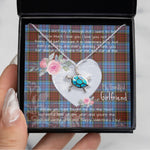 Sea Turtle Necklace Gift for My Beautiful Girlfriend Valentines Necklace Clan Anderson Modern Tartan Blue Turtle Necklace, Valentine Necklace Gift for Girlfriend Clan Mitchell Ancient Tartan Sunflower Pendant Necklace, Scottish Tartan Jewelry, valentine necklace, necklace girlfriend, necklace for wife, cute necklaces for girlfriend, jewelry for girlfriend, to my soulmate necklace, to my future wife necklace