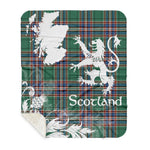 Sherpa Blanket - Tartan Blanket Thistle and Lion Scottish Clan MacFarlane Hunting Ancient Plaid Blanket, plaid sherpa blanket queen,purple sherpa blanket,queen sherpa blanket,queen size sherpa blanket,red sherpa blanket,scottish tartan blankets,sherpa blanket,sherpa christmas blanket