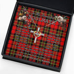 To My Beautiful Soulmate Necklace In Your Eyes I Have Found My Home Clan Brodie Modern Tartan Cross Dancing Necklace