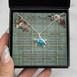 Sea Turtle Necklace To My Beautiful Soulmate Necklace In Your Eyes I Have Found My Home Clan Kelly Tartan Blue Turtle Necklace, Valentine Necklace Gift for Girlfriend Clan Mitchell Ancient Tartan Sunflower Pendant Necklace, Scottish Tartan Jewelry, valentine necklace, necklace girlfriend, necklace for wife, cute necklaces for girlfriend, jewelry for girlfriend, to my soulmate necklace, to my future wife necklace