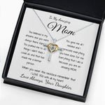 Cross Dancing Necklace - Mom Necklace - Gift for Mom from Daughter, Mother's Day Gift