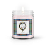 Soy Wax Candle - Buffalo Plaid Candle Clan Crest Badge Cochrane Ancient Tartan Plaid Soy Wax Candle, oil candle, candle handmade, wax candle, soy wax, nature wax, natural soy wax, natural soy candles, natural candle