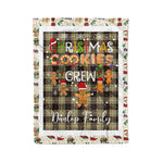 Products Personalized Gift Tartan Plaid Blanket Clan Dunlop Hunting With Christmas Cookie Baking Crew Christmas Gift Blanket, Plaid Blanket, Christmas Fleece Blanket, Christmas Blanket, Tartan Blanket, Scottish Blanket, Scotland Blanket, Family Name Blanket, Custom Blanket, Personalized Blanket
