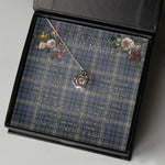 To My Beautiful Soulmate Necklace In Your Eyes I Have Found My Home Clan MacDowall Tartan Crown Pendant Necklace