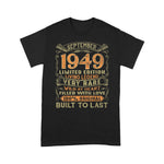 Vintage September 1949 Years Old  Birthday Gift Birthday Shirt - Scotstee Shop