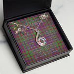 To My Beautiful Soulmate Necklace In Your Eyes I Have Found My Home Clan MacIntyre Of Glenorchy Tartan Rising Phoenix Necklace