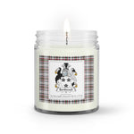 Soy Wax Candle - Buffalo Plaid Candle Borthwick Family Crest Tartan Plaid Soy Wax Candle, oil candle, candle handmade, wax candle, soy wax, nature wax, natural soy wax, natural soy candles, natural candle