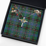 To My Beautiful Soulmate Necklace In Your Eyes I Have Found My Home Clan Davidson Ancient Tartan Cross Dancing Necklace