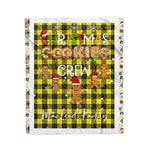 Personalized Gift Tartan Plaid Blanket Clan MacLeod of Lewis Modern With Christmas Cookie Baking Crew Christmas Gift Blanket, Plaid Blanket, Christmas Fleece Blanket, Christmas Blanket, Tartan Blanket, Scottish Blanket, Scotland Blanket, Family Name Blanket, Custom Blanket, Personalized Blanket