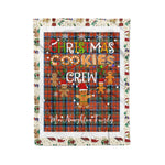 Personalized Gift Tartan Plaid Blanket Clan MacNaughton Ancient With Christmas Cookie Baking Crew Christmas Gift Blanket, Plaid Blanket, Christmas Fleece Blanket, Christmas Blanket, Tartan Blanket, Scottish Blanket, Scotland Blanket, Family Name Blanket, Custom Blanket, Personalized Blanket