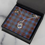 To My Beautiful Soulmate Necklace In Your Eyes I Have Found My Home Clan Edinburgh Tartan Rising Phoenix Necklace