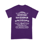 Vintage Born In December 1944 Birthday Gifts Birthday Shirt - Scotstee Shop