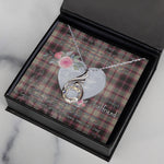 Rising Phoenix Necklace - Valentine Necklace Clan MacPherson Hunting Ancient Tartan Gift for Girlfriend, Gift for My Wife Rising Phoenix Necklace
