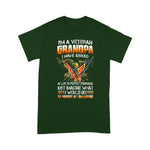 Scotstee Shop - Veteran USA Grandpa Proud Vet Grandfather Fathers Day 4th Of July Shirt