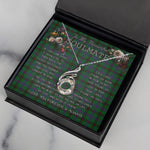 To My Beautiful Soulmate Necklace In Your Eyes I Have Found My Home Clan Davidson Modern Tartan Rising Phoenix Necklace