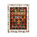Products Personalized Gift Tartan Plaid Blanket Clan Douglas of Roxburgh With Christmas Cookie Baking Crew Christmas Gift Blanket, Plaid Blanket, Christmas Fleece Blanket, Christmas Blanket, Tartan Blanket, Scottish Blanket, Scotland Blanket, Family Name Blanket, Custom Blanket, Personalized Blanket