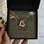 To My Beautiful Soulmate Necklace In Your Eyes I Have Found My Home Clan Brisbane Tartan Forever Love Necklace