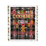 Personalized Gift Tartan Plaid Blanket Clan Norwegian With Christmas Cookie Baking Crew Christmas Gift Blanket, Plaid Blanket, Christmas Fleece Blanket, Christmas Blanket, Tartan Blanket, Scottish Blanket, Scotland Blanket, Family Name Blanket, Custom Blanket, Personalized Blanket