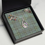 To My Beautiful Soulmate Necklace In Your Eyes I Have Found My Home Clan Kelly Tartan Rising Phoenix Necklace