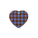 Spalding Tartan Heart Ornaments, Christmas Tree Ornament, Plaid Christmas Ornaments, Ceramic Heart Christmas Tree Decoration, Christmas Ornament, Plaid Ornament, Tartan Ornament, Buffalo Plaid Ornament