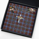To My Beautiful Soulmate Necklace In Your Eyes I Have Found My Home Clan Dalmahoy Tartan Cross Dancing Necklace